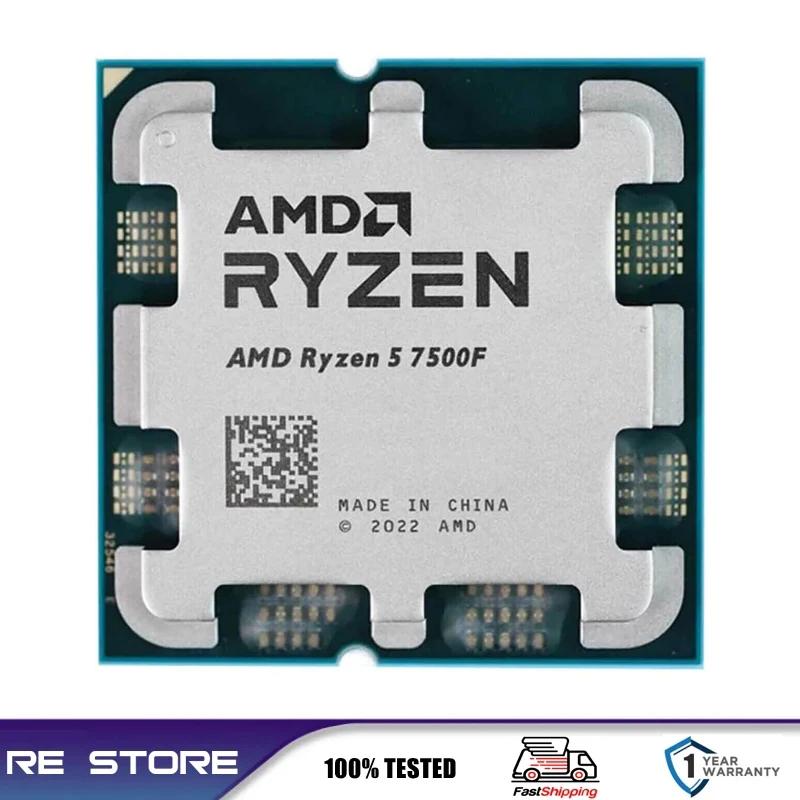 AMD Ryzen 5 R5 7500F, 3.7GHz, 6 ھ 12  CPU, LGA AM5, ǰ,  